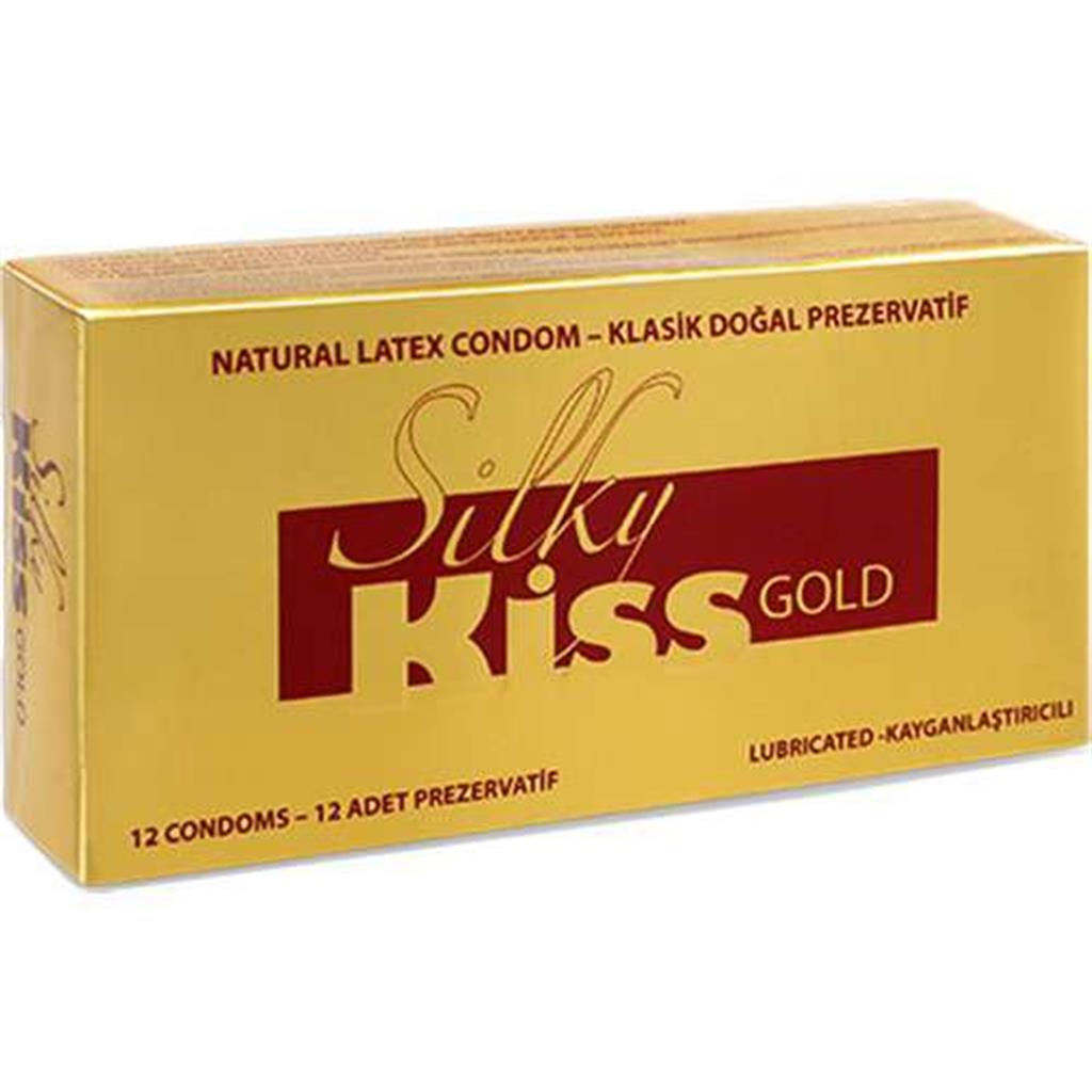 Silky Kiss Gold Prezervatif 12 li