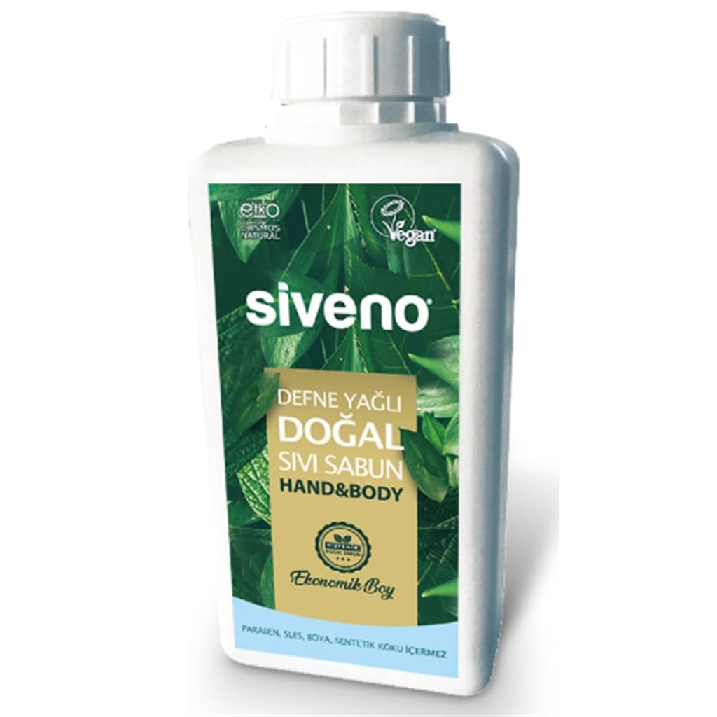 Siveno Defne Yağlı Doğal Sıvı Sabun 1 Lt