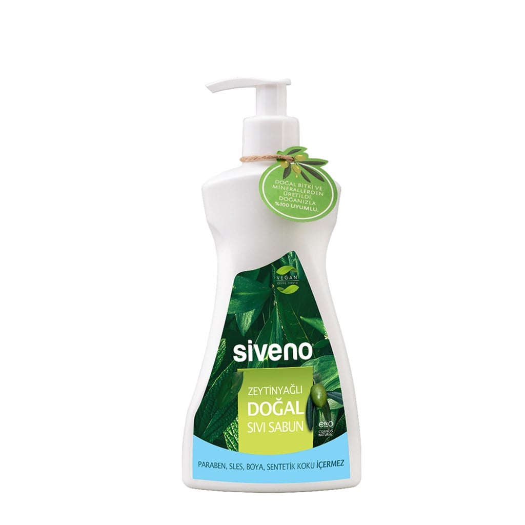 Siveno Zeytinyağlı Doğal Sıvı Sabun 300 ml 