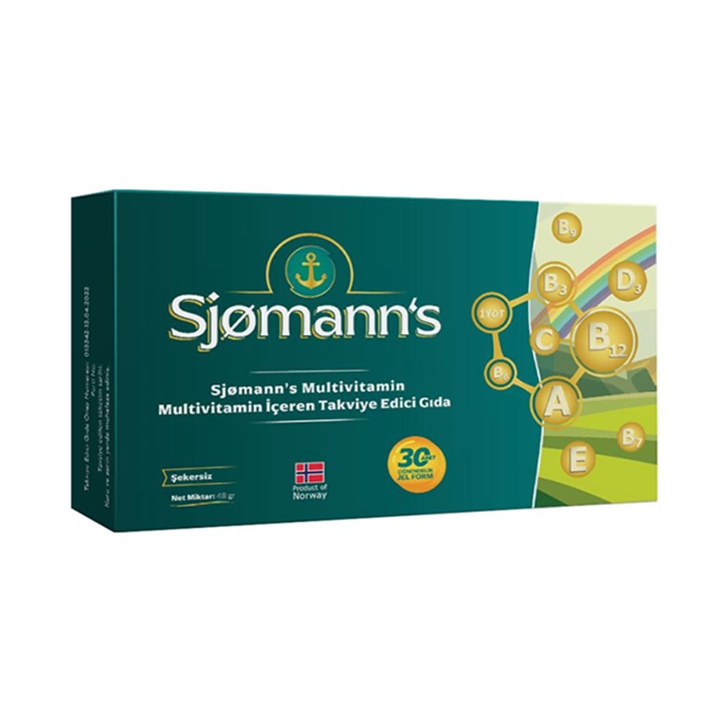 Sjomanns Multivitamin 30 Yumuşak Kapsül
