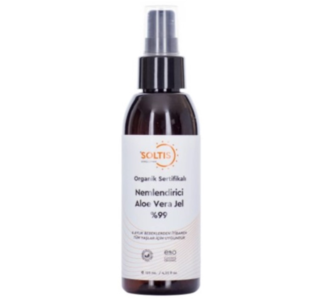 Soltis Organik Sertifikalı Nemlendirici Aloe Vera Jel 125 ml