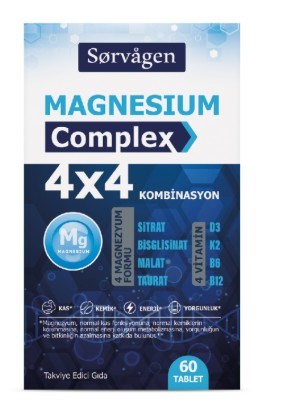Sorvagen 4x4 Magnezyum Complex 60 Tablet