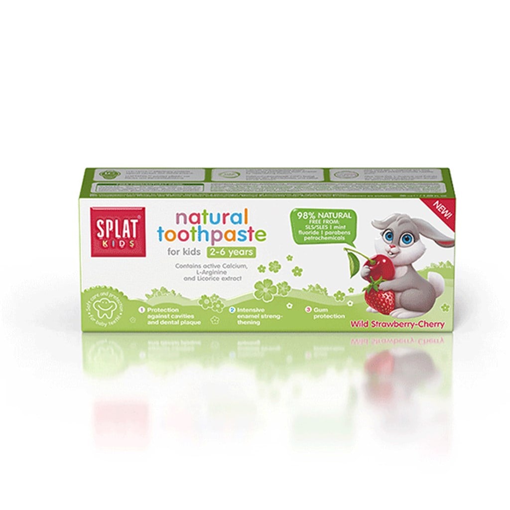 Splat Kids Natural Toothpaste Çilek-Kiraz Tadında 2-6 Yaş