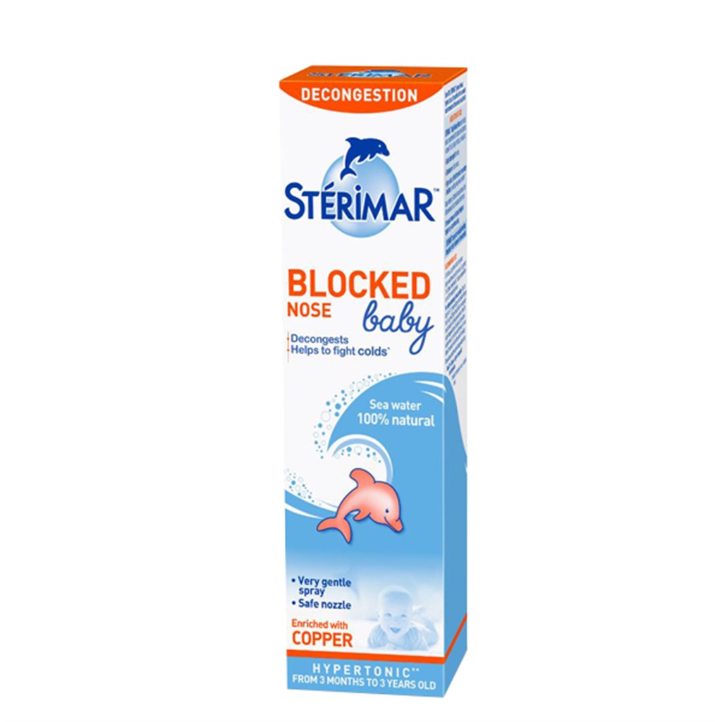 Sterimar Baby Tıkalı Burun Hipertonik Okyanus Suyu 100 ml