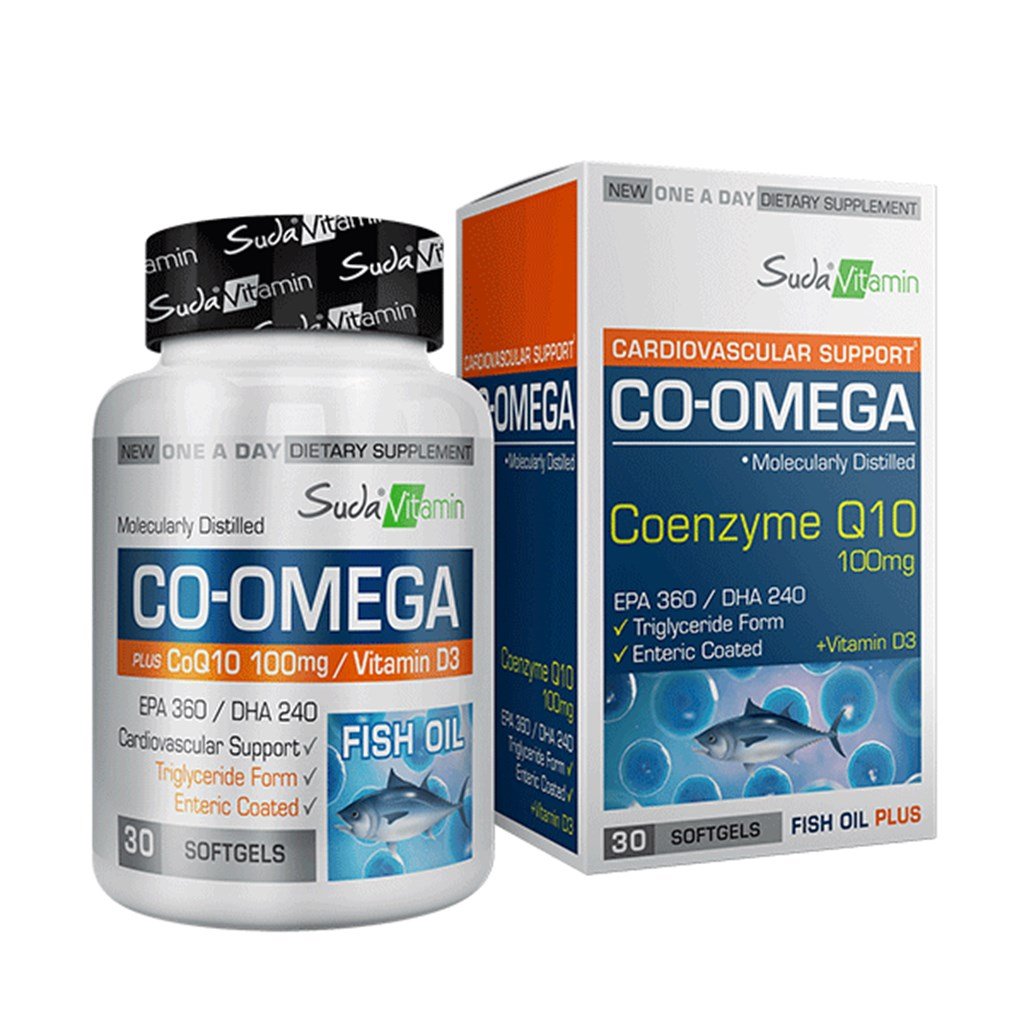 Suda Vitamin Co-Omega Coenzyme Q10 30 Softgel