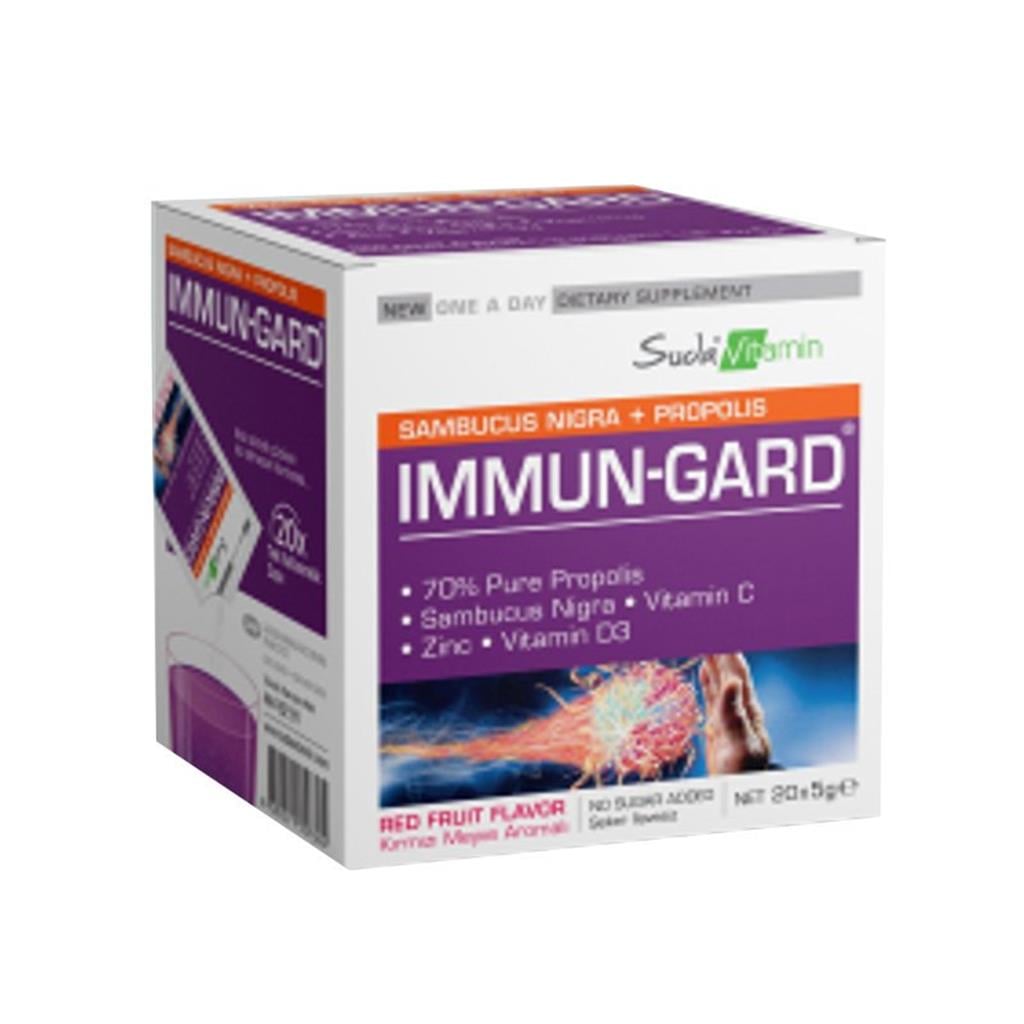 Suda Vitamin Immun Gard 20x5g Kırmızı Meyve Aromalı