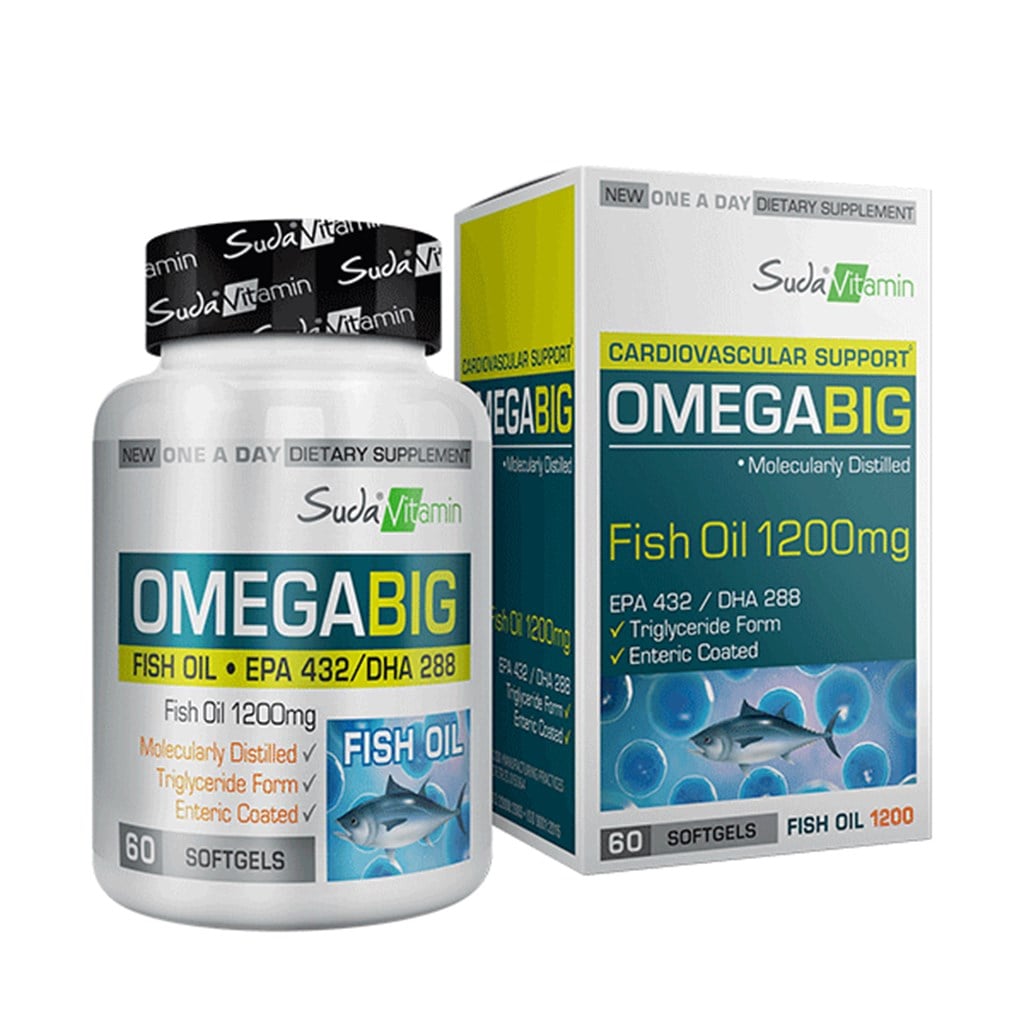 Suda Vitamin Omegabig Fish Oil 60 Softgel