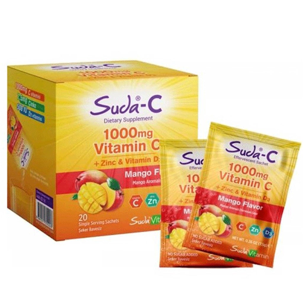 Suda Vitamin Suda-C 1000mg Vit C 20 Saşe Mango