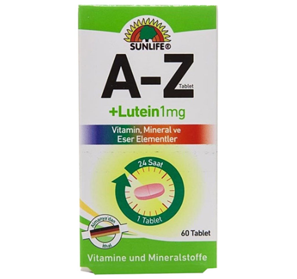 Sunlife A-Z Lutein 60 Tablet