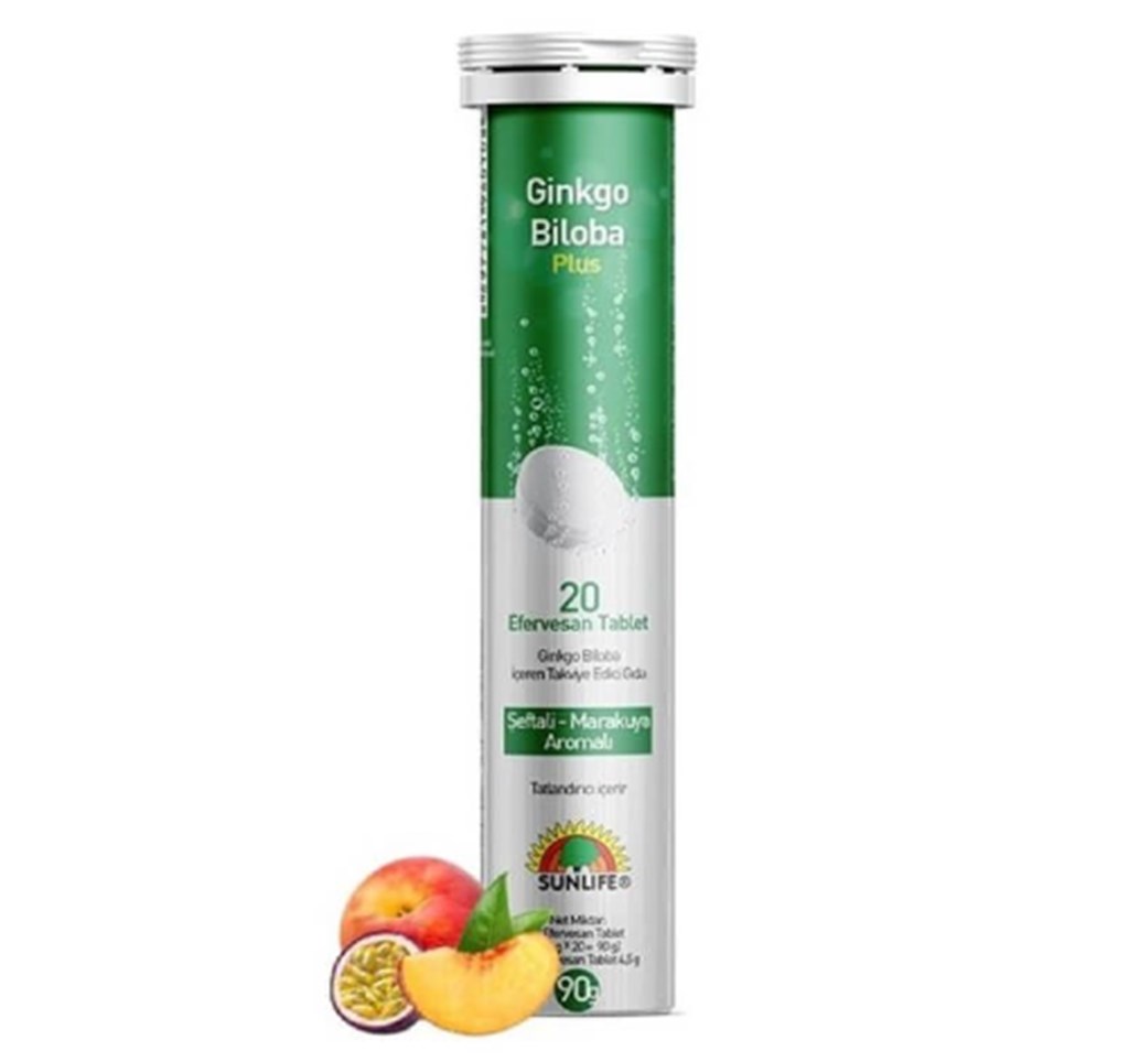 Sunlife Ginkgo Biloba Plus Efervesan 20 Tablet