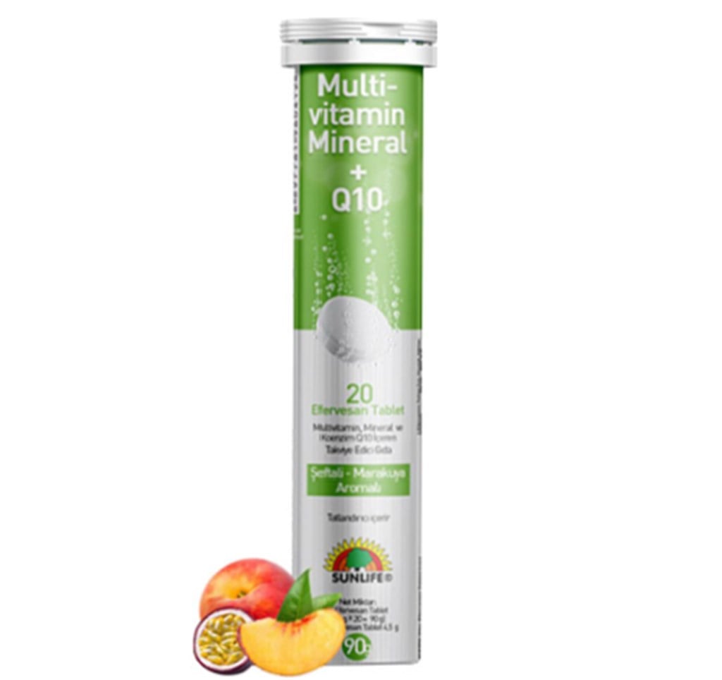 Sunlife Multi-vitamin Mineral + Q10 20 Efervesan Tablet