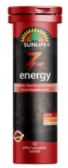 Sunlife Z-Energy 10 Efervesan Tablet