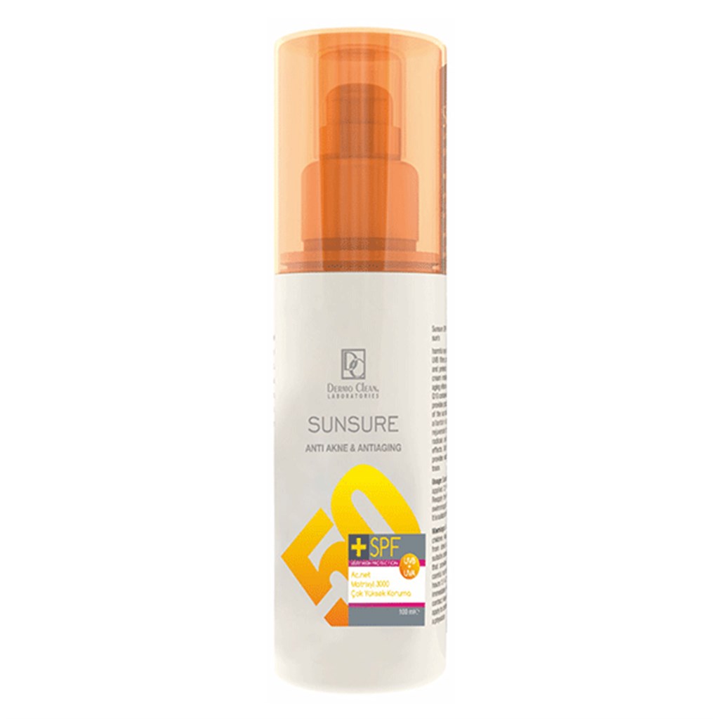 Sunsure Anti Akne ve Antiaging Spf50+ 100ml