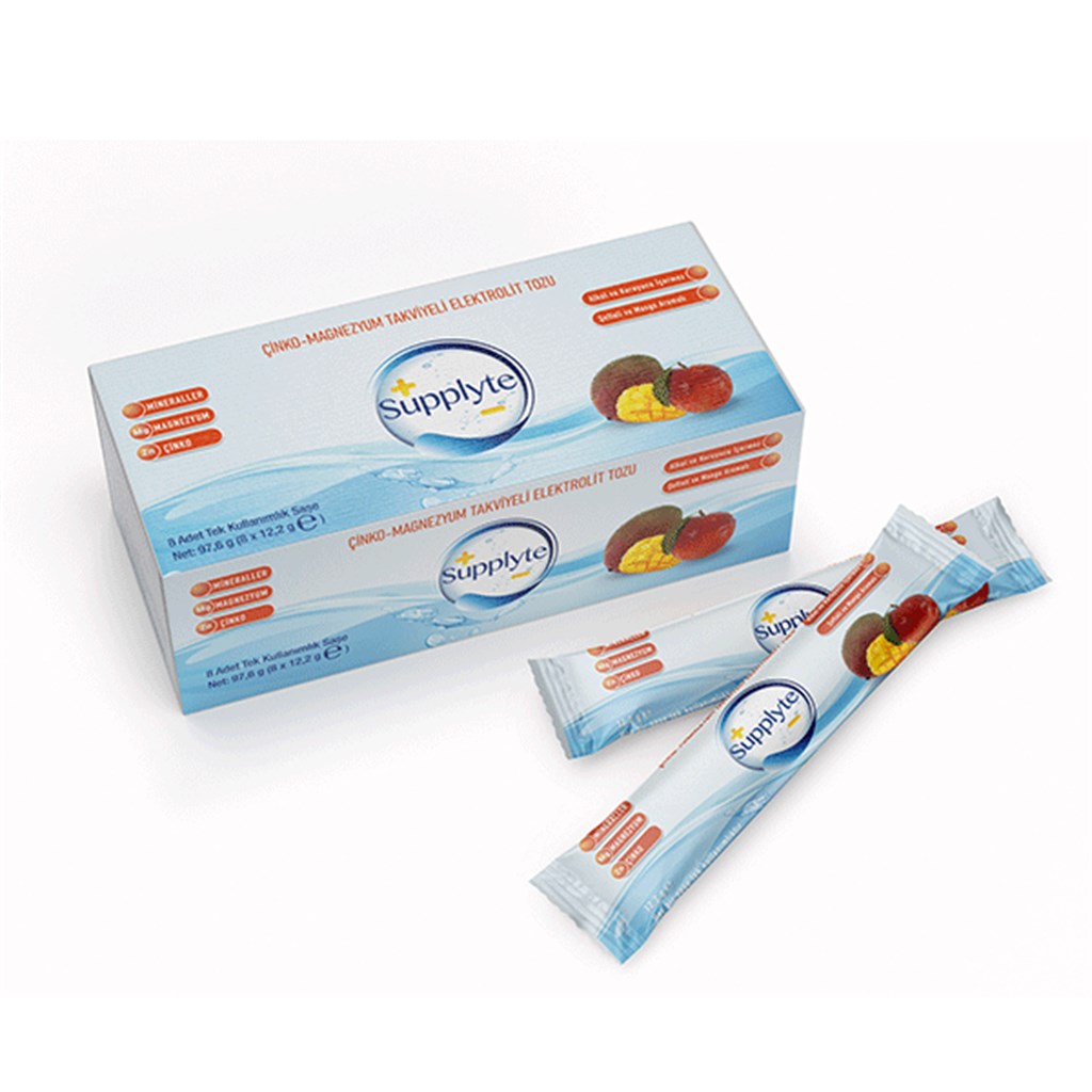 Supplyte Seftali-Mango Elektrolit Tozu 12 gr 