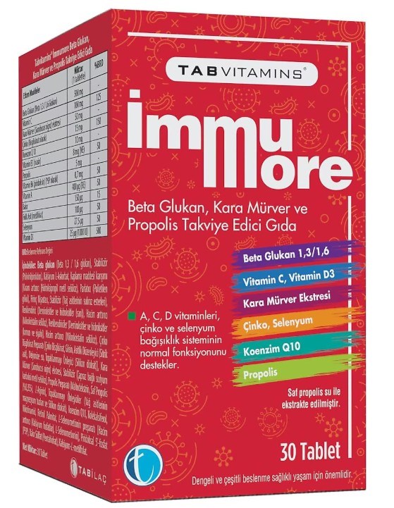 Tabvitamins İmmumore 30 Tablet