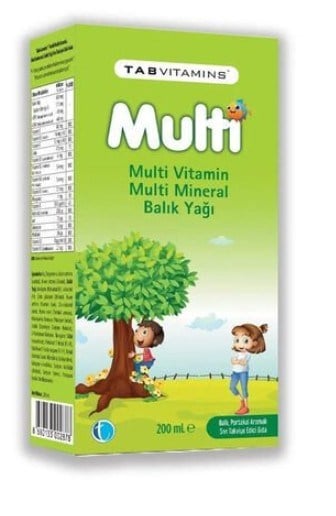 Tabvitamins Multi Balık Yağı 200 ml