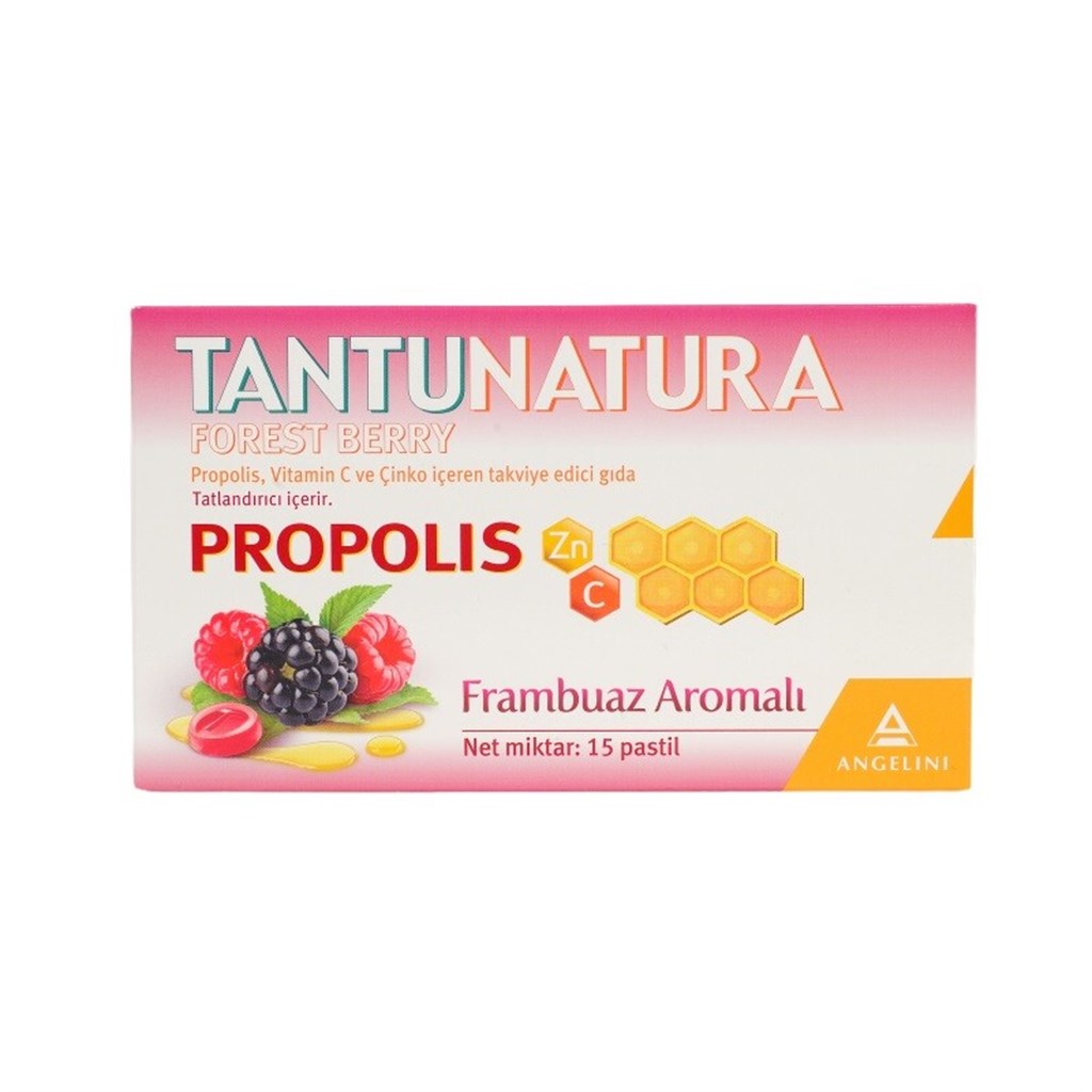 Tantunatura Forest Berry Propolis Frambuazlı Pastil 15'li