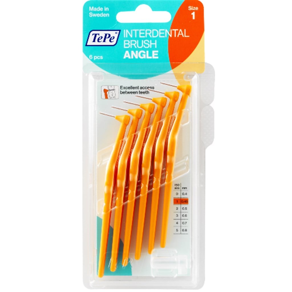Tepe Angel Uzun Açılı Turuncu 0.45Mm Diş Arası Fırçası