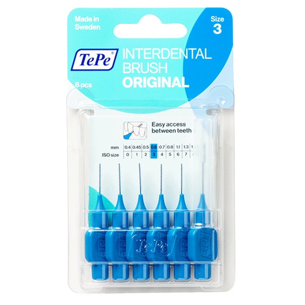 TEPE Blister Diş Arası Mavi 0.6 mm 6 lı