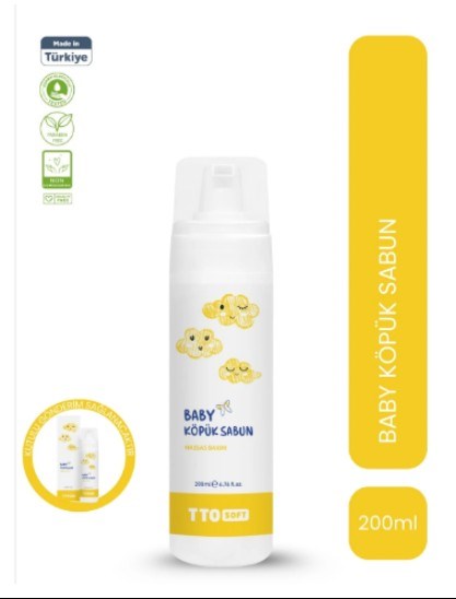 TTO Baby Hassas Köpük Sabun 200 ml