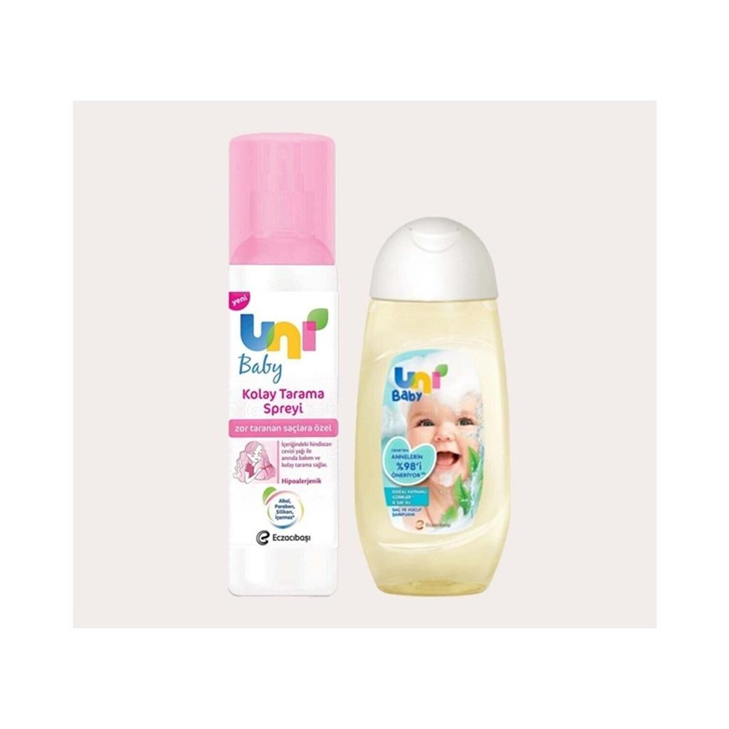 Uni Baby Şampuan 200ml + Kolay Tarama Spreyi 200ml