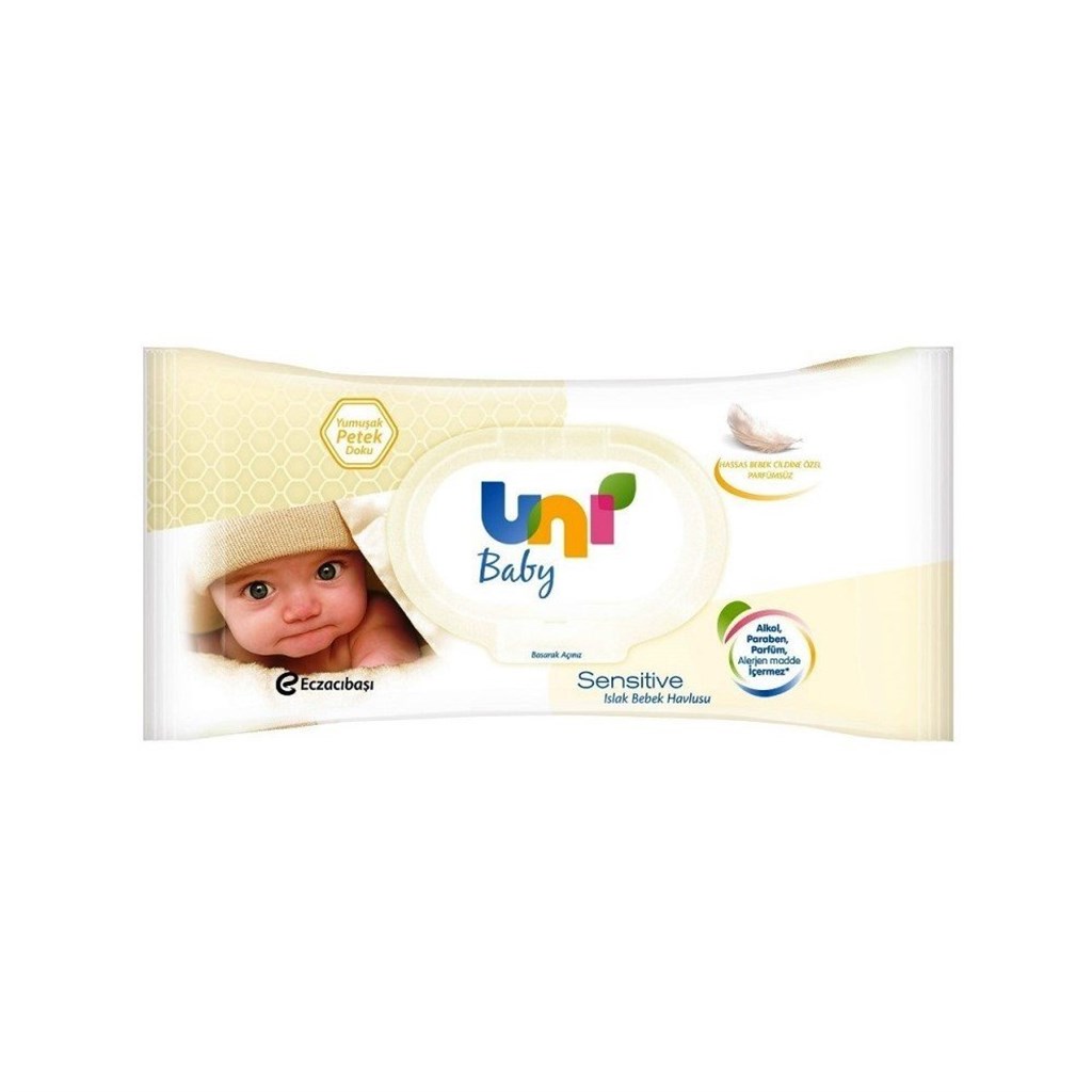 Uni Baby Sensitive Islak Bebek Havkusu 56 Adet