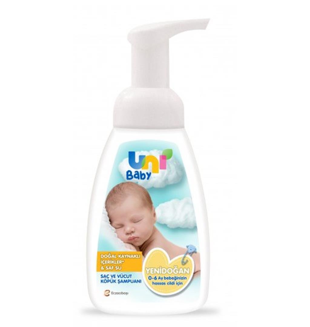 Uni Baby Yenidoğan Köpük Şampuan 200ml