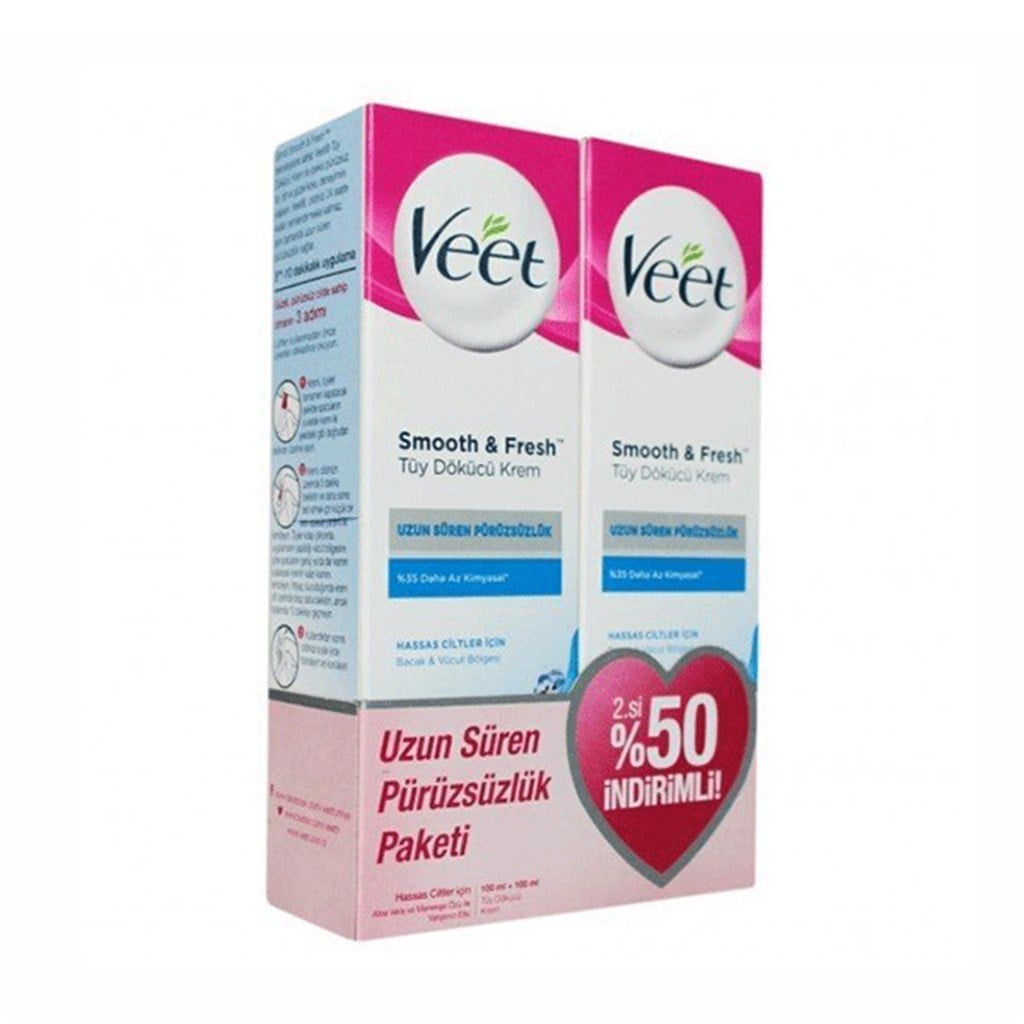 Veet Krem Hassas Ciltler 100ml+100ml