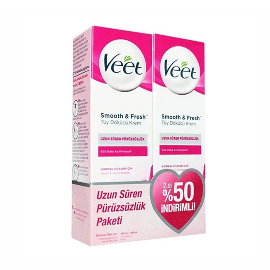 Veet Krem Normal Ciltler 100ml+100ml