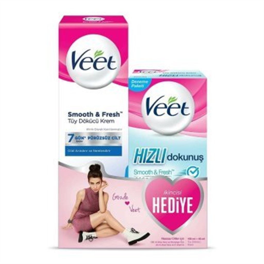 Veet Tüy Dökücü Krem Hassas 100ml + 45ml Paket