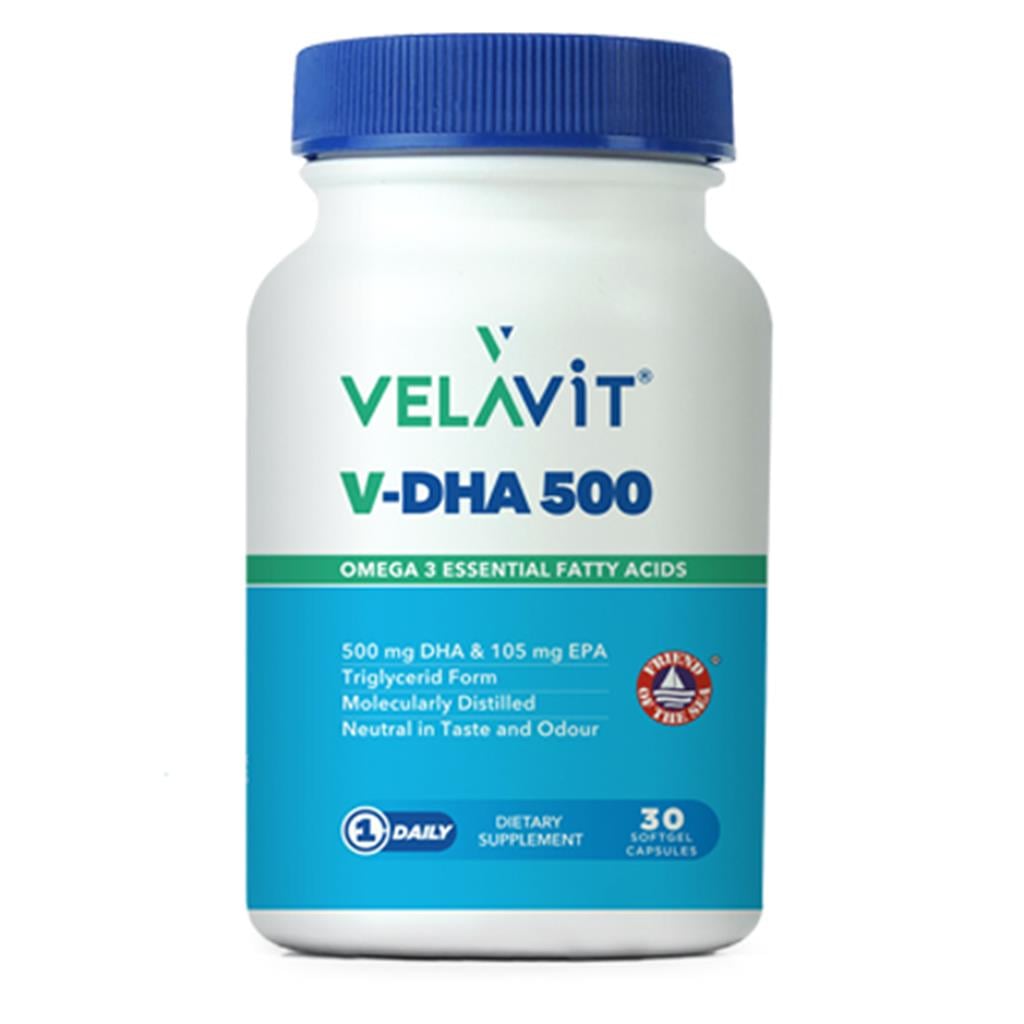Velavit V-DHA 500 mg 30 Kapsül
