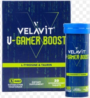 Velavit V-Gamer Boost 20 Efervesan Tablet