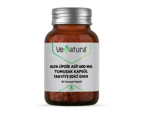 Venatura Alfa Lipoik 600 mg 60 Softgel Kapsül
