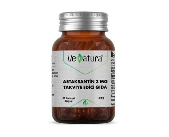 Venatura Astaksantin 3 mg 30 Kapsül