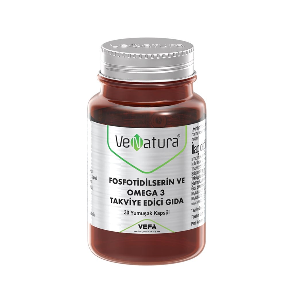 Venatura Fosfotidilserin ve Omega-3 30 Yumuşak Kapsül