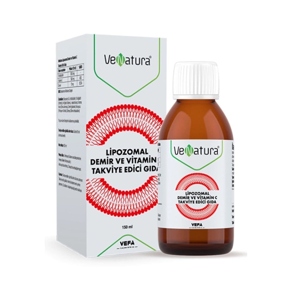 Venatura Lipozomal Demir ve Vitamin C 150 ml