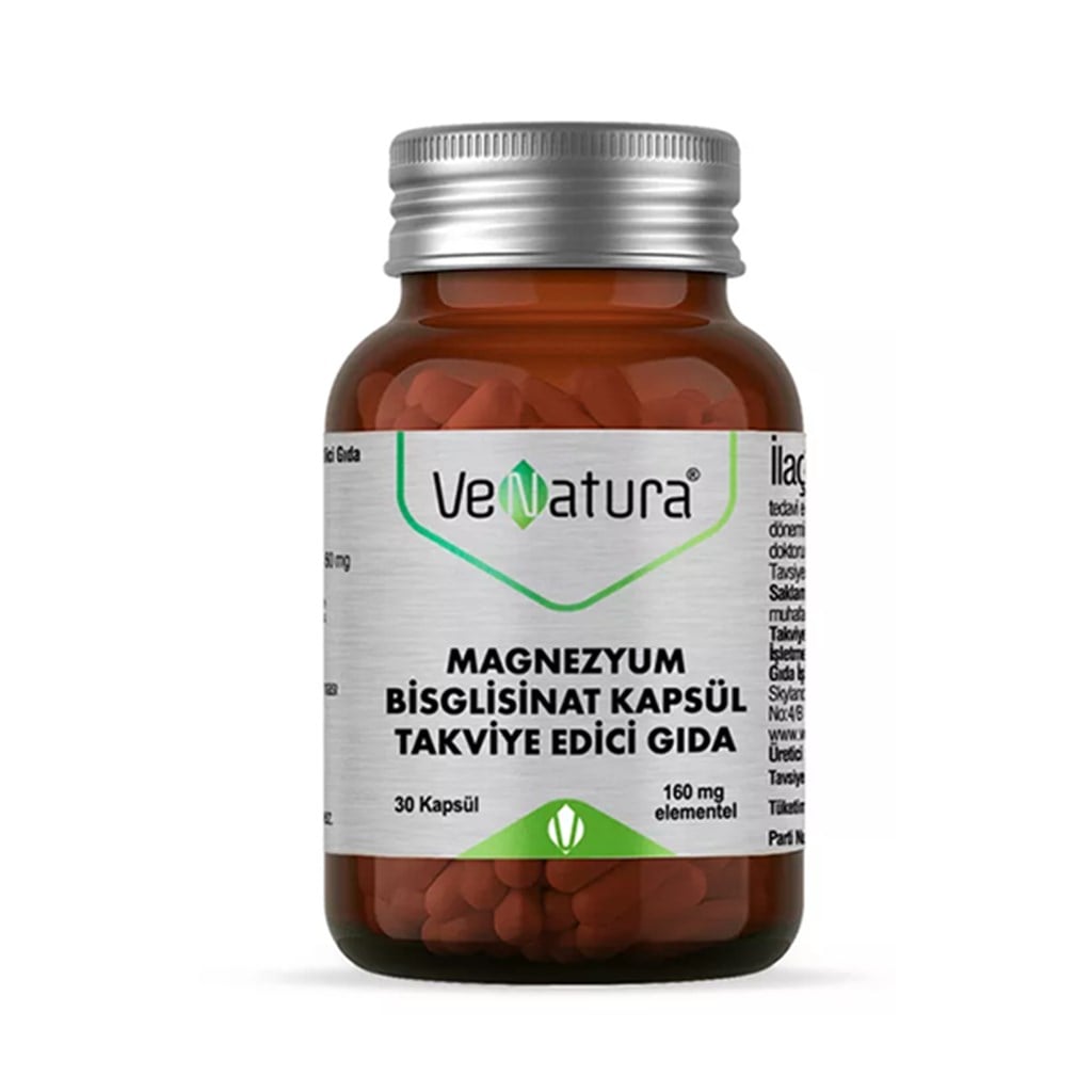 VeNatura Magnezyum Bisglisinat 30 Kapsül