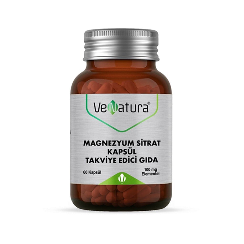Venatura Magnezyum Sitrat 60 Kapsül 