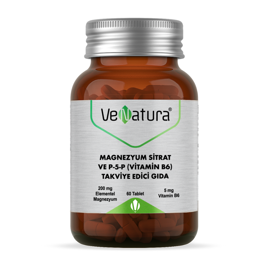 Venatura Magnezyum Sitrat P-5-P 90 Kapsül