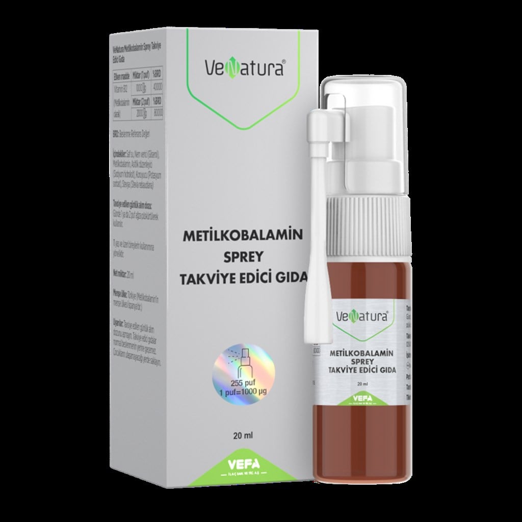VeNatura Metilkobalamin Sprey 20 ml
