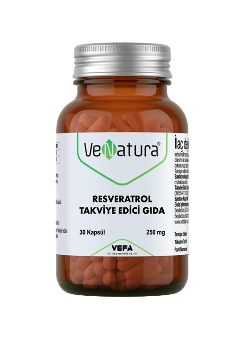 Venatura Resveratrol 30 Kapsül
