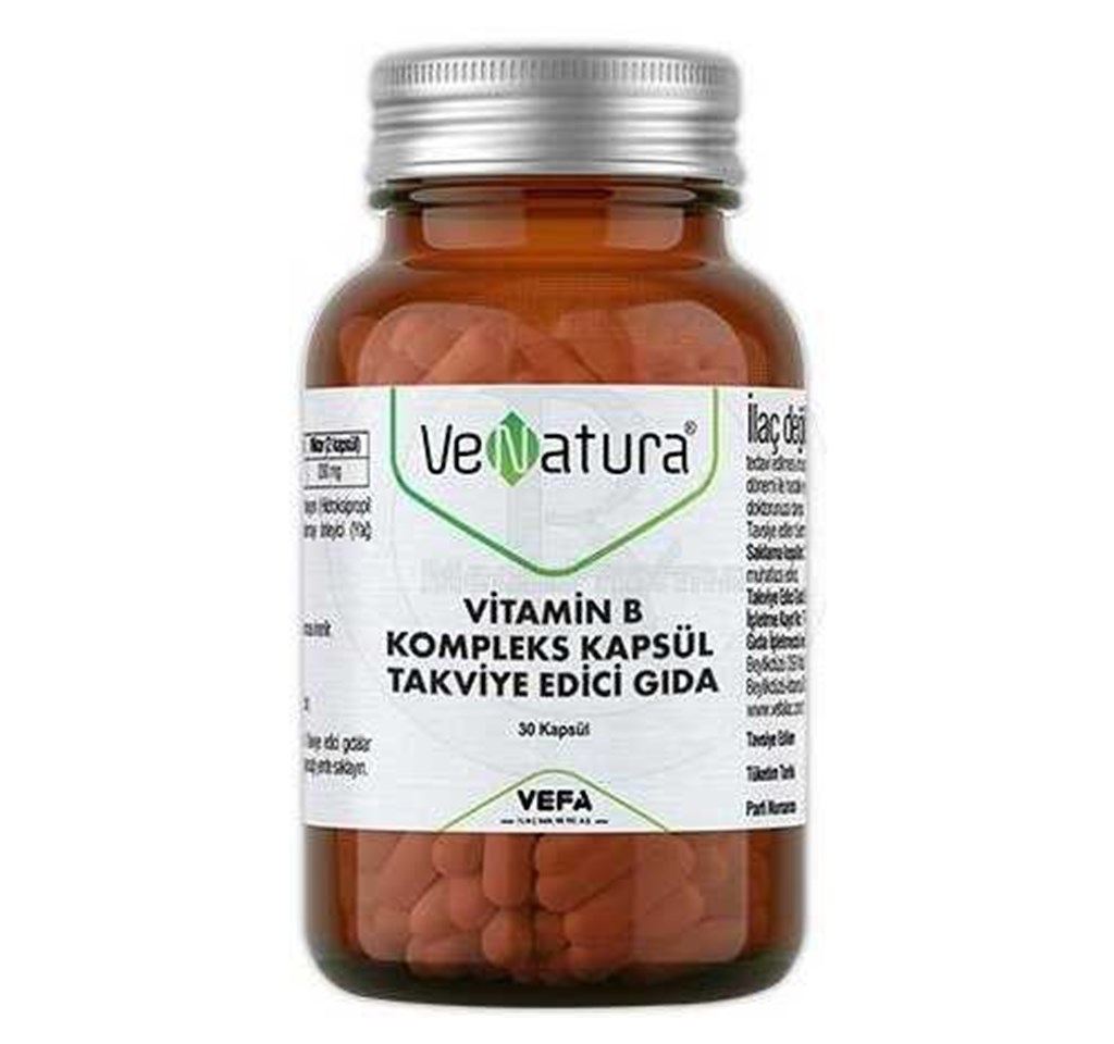 Venatura Vitamin B Kompleks 30 Kapsül