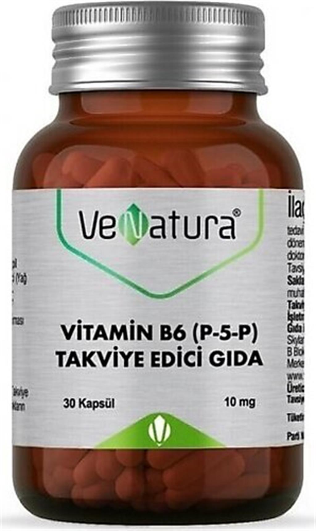 Venatura Vitamin B6 P-5-P 30 Kapsül