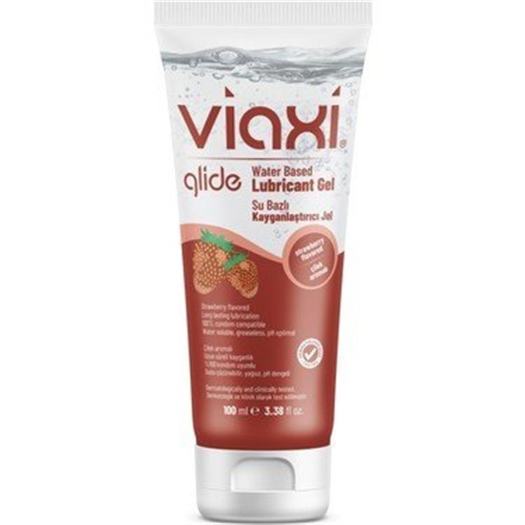Viaxi Glide Kayganlaştırıcı Jel Çilekli 100 ml