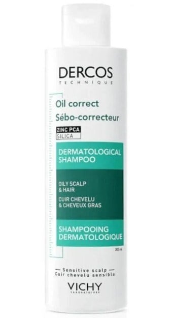 Vichy Dercos Oil Correct Yağlanma Karşıtı Şampuan 200 ml