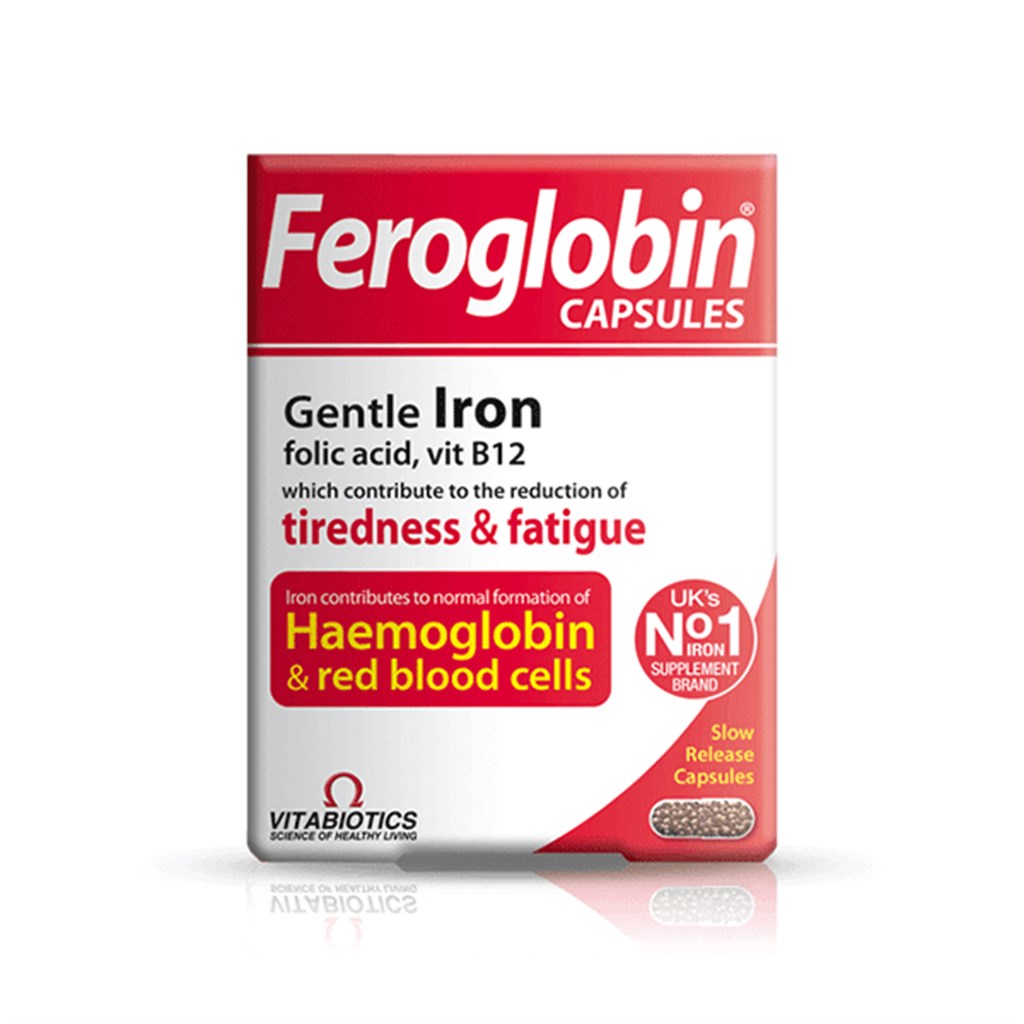 Vitabiotics Feroglobin Gentle Iron 30 Kapsül