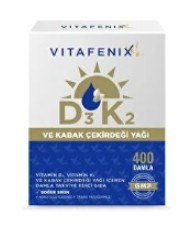 Vitafenix D3K2 ve Kabak Çekirdeği Damla 20 ml