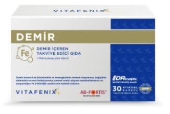 Vitafenix Demir 30 Bitkisel Kapsül
