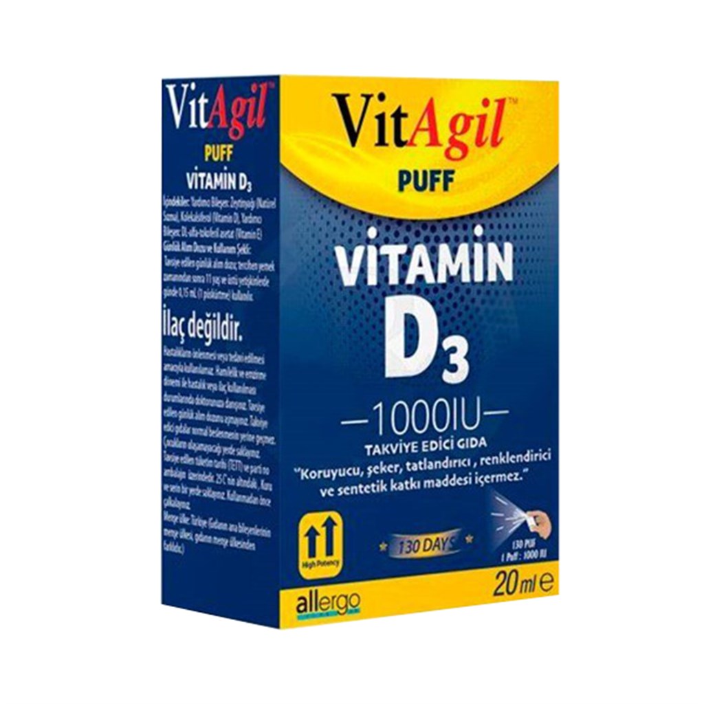 Vitagil Vitamin D3 1000 U Damla 20 ml