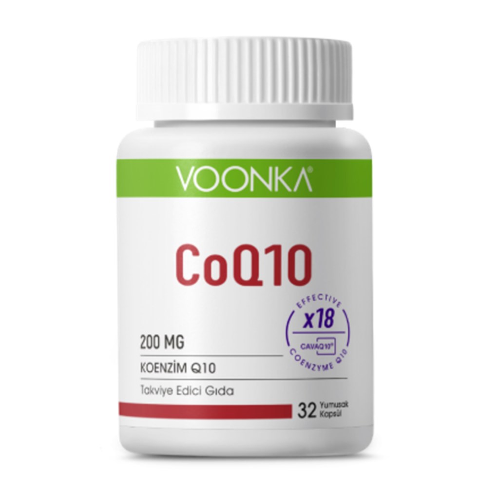 Voonka Co Q10 200 mg 32 Yumuşak Kapsül